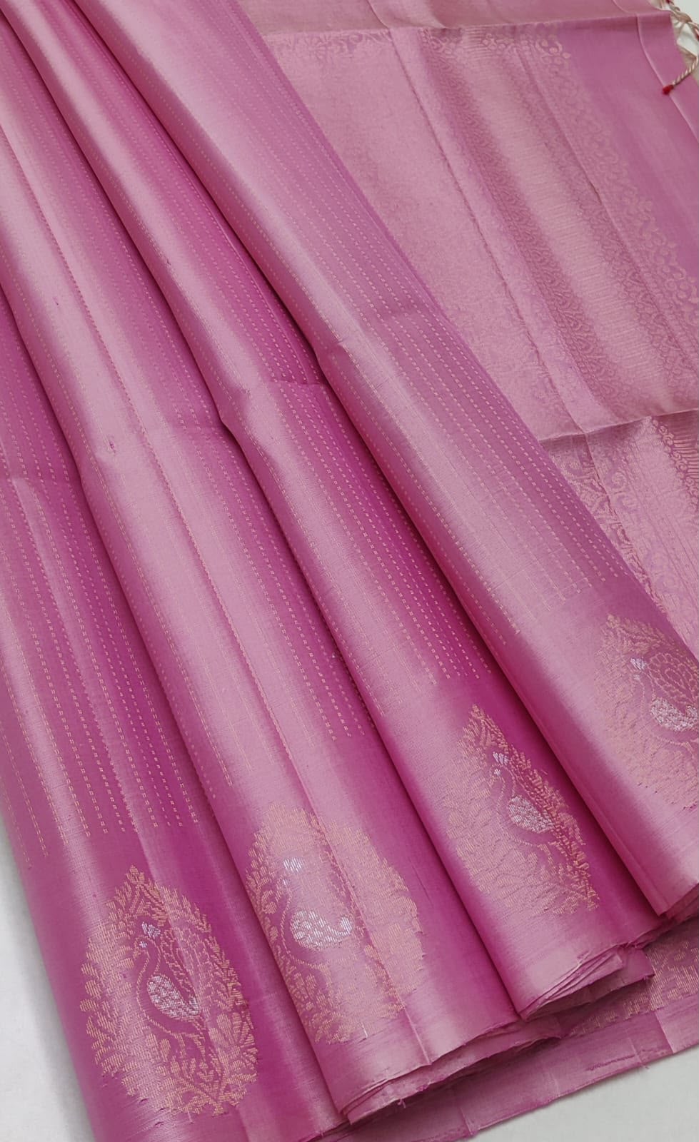 Sirumugai Pure Handloom Kanchi Soft Silk Sarees-Double side hand korai- Mutiple collection