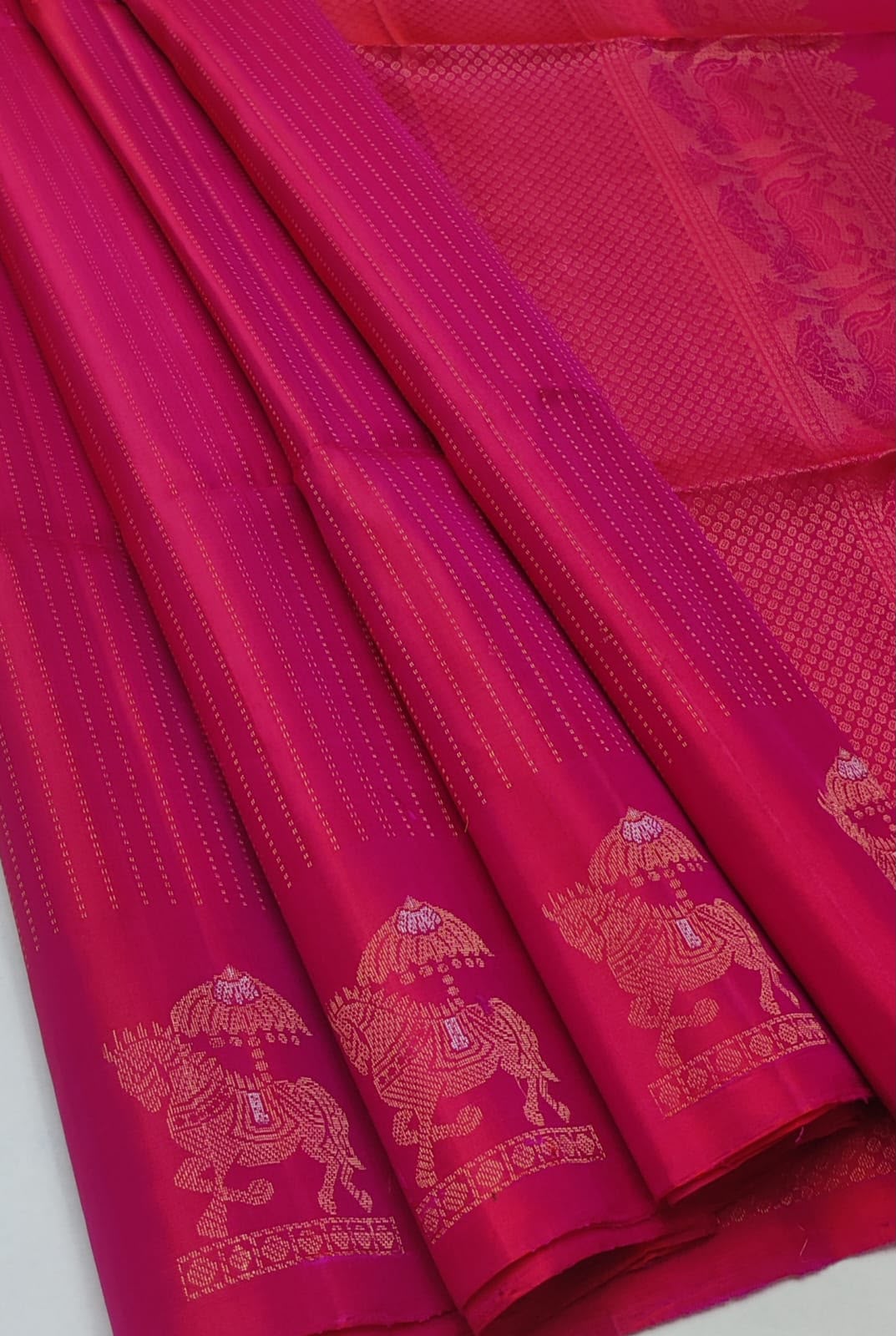 Sirumugai Pure Handloom Kanchi Soft Silk Sarees-Double side hand korai- Mutiple collection