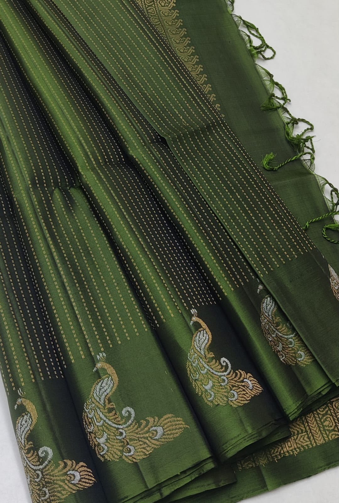 Sirumugai Pure Handloom Kanchi Soft Silk Sarees-Double side hand korai- Mutiple collection