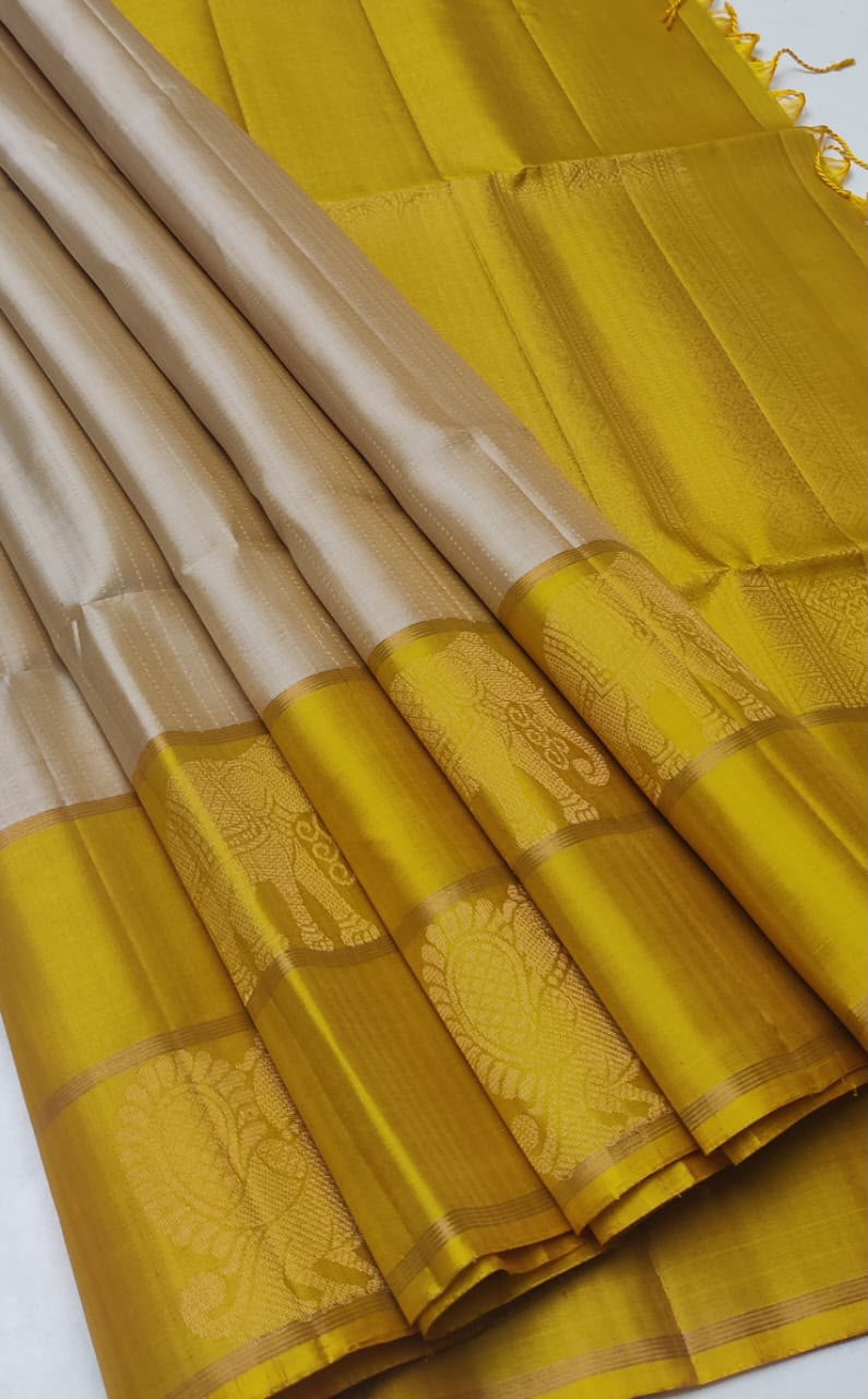 Sirumugai Pure Handloom Kanchi Soft Silk Sarees-Double side hand korai- Mutiple collection