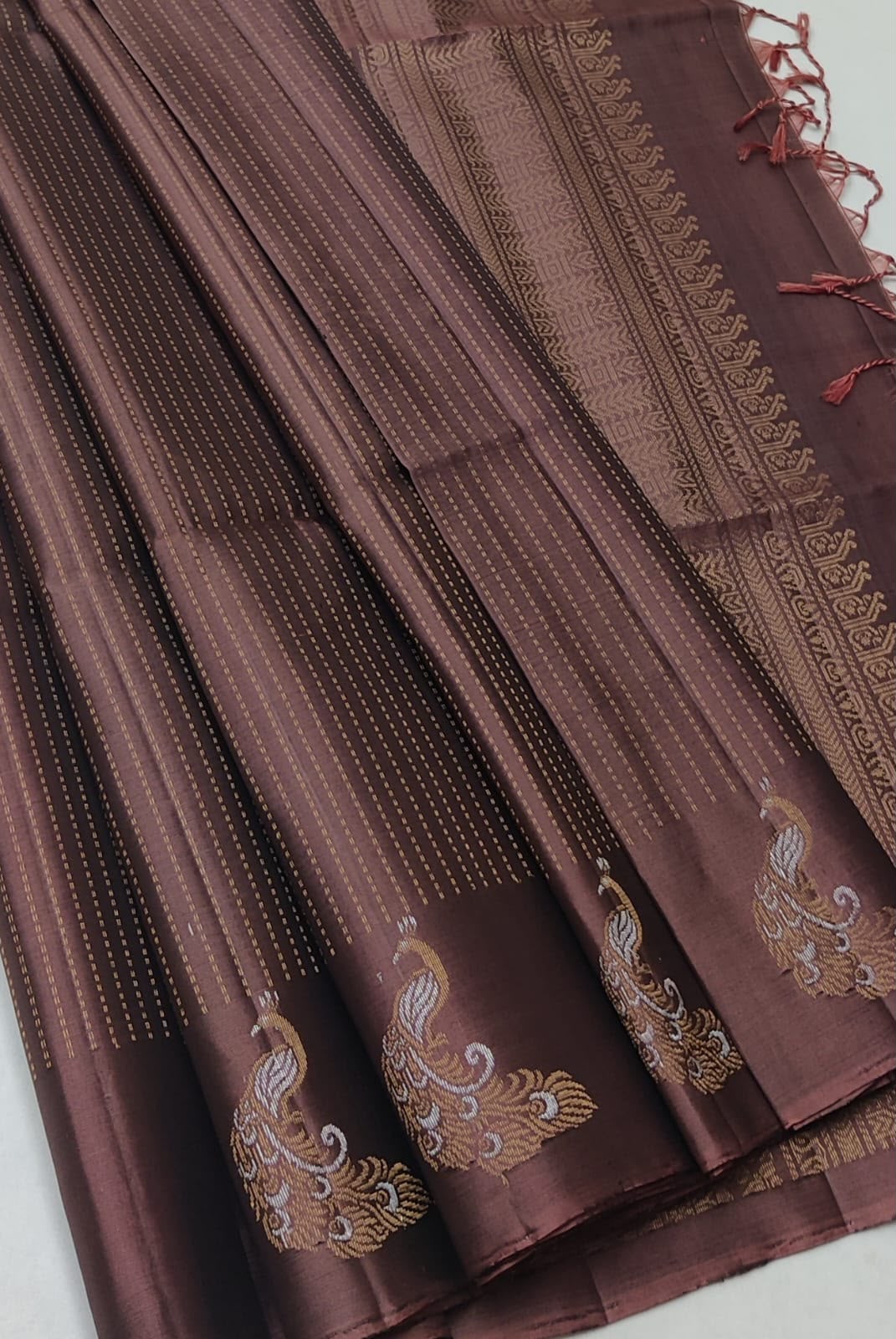 Sirumugai Pure Handloom Kanchi Soft Silk Sarees-Double side hand korai- Mutiple collection