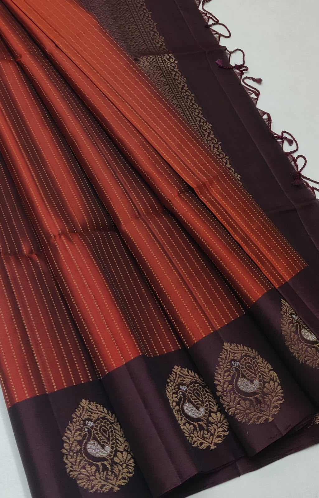 Sirumugai Pure Handloom Kanchi Soft Silk Sarees-Double side hand korai- Mutiple collection