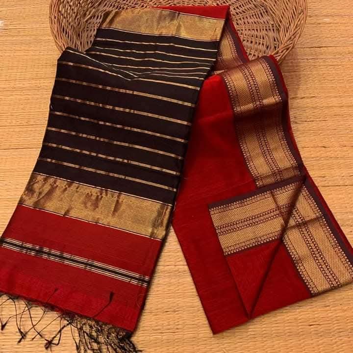 Sirumugai Pure Handloom Kanchi Soft Silk Sarees, Maheswari - Mutiple collections