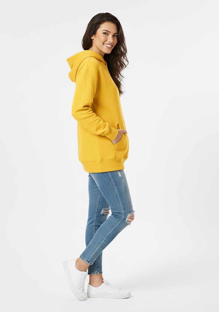 Sunburst Yellow 390 GSM Heavyweight Pullover Hoodie | Glamoura X