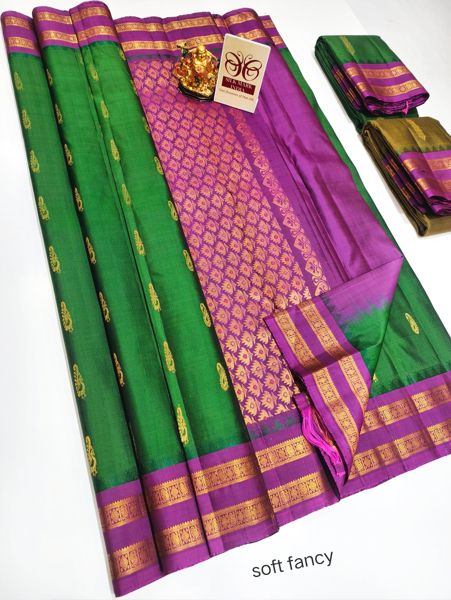 Kanchipuram Pure Soft Silks Sarees-with Silk Mark certificate- catalogue C4- 220 collections