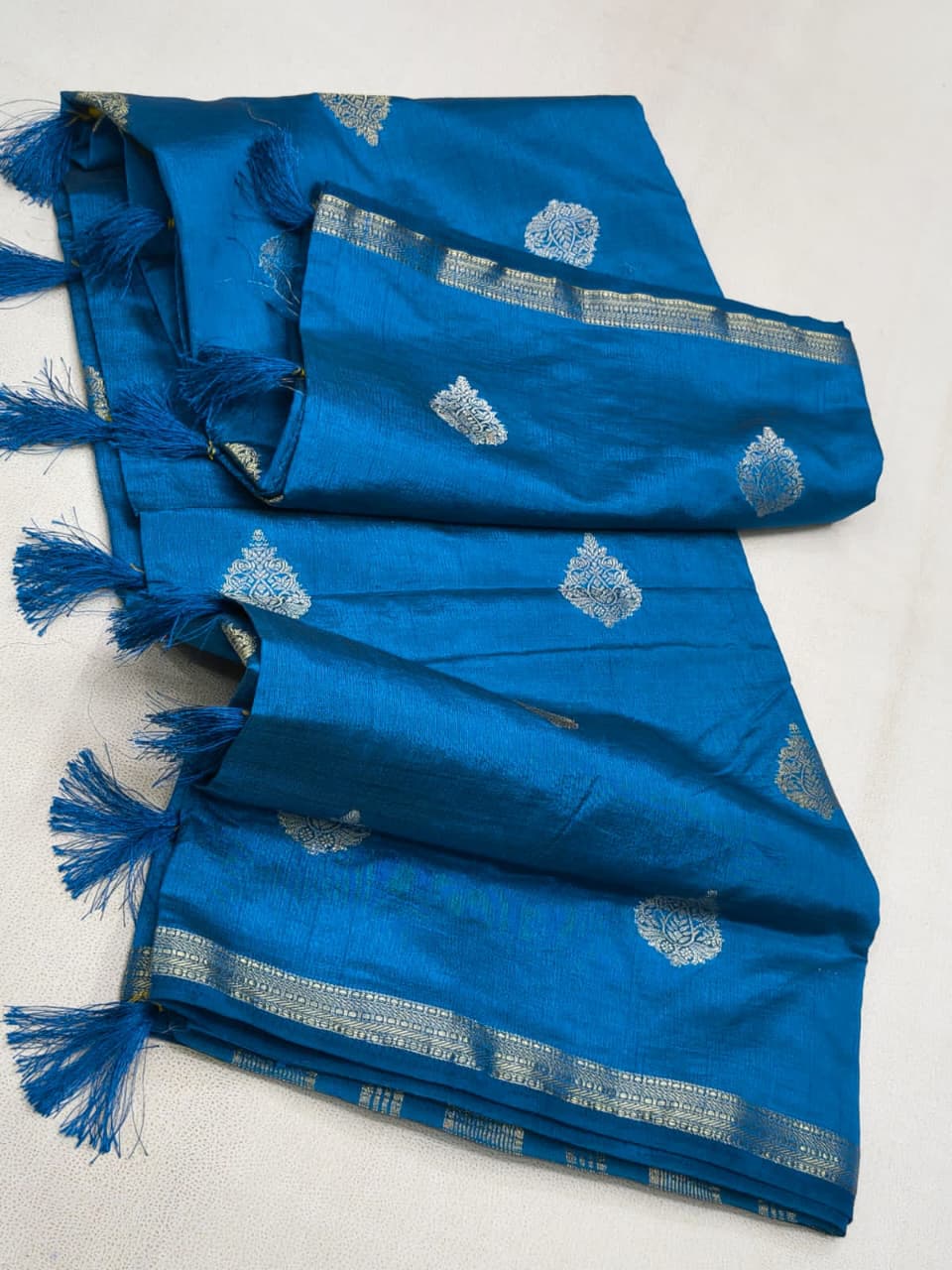 Sirumugai Pure Handloom Kanchi Soft Silk Sarees- Fancy Tassar - with blouse