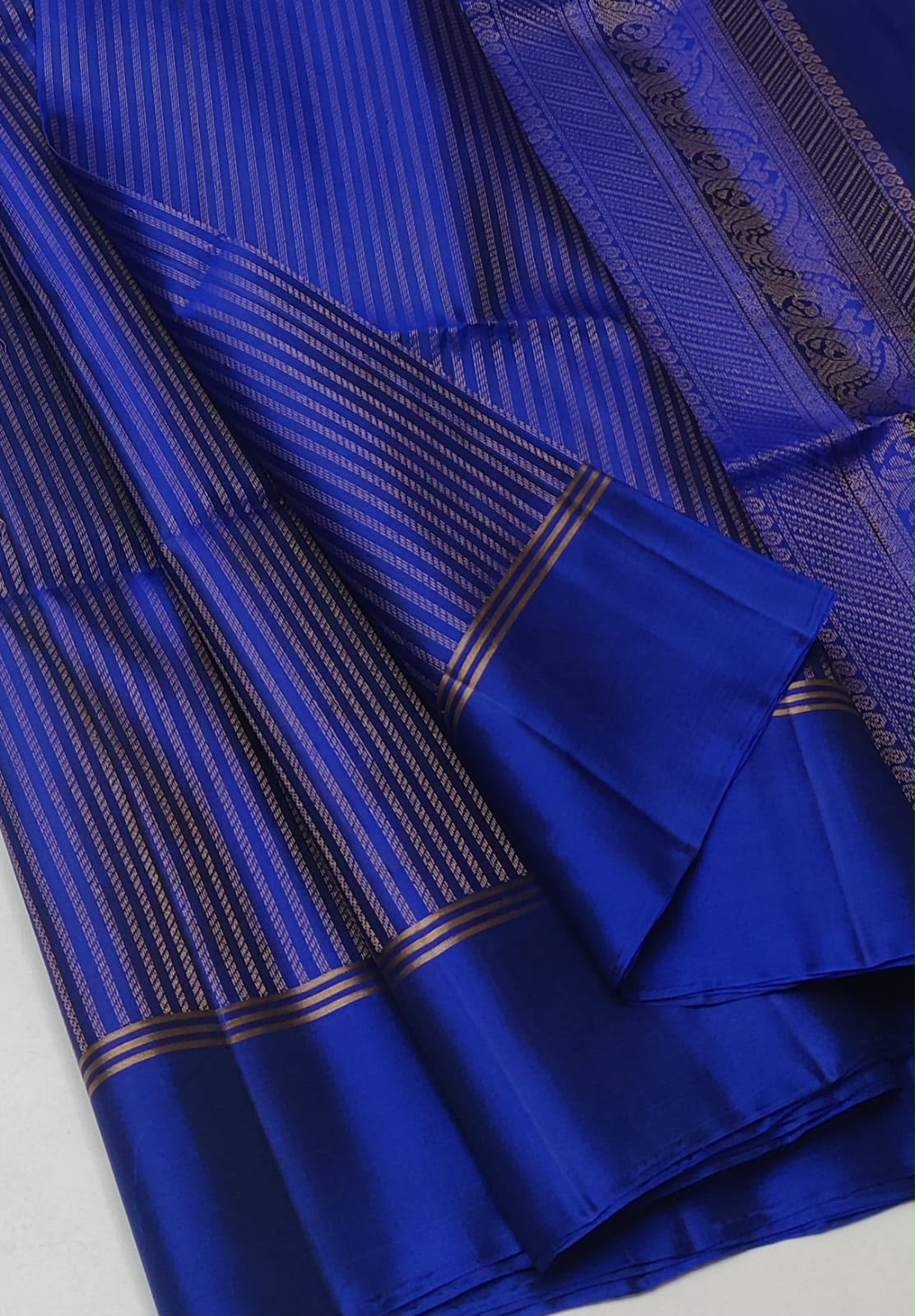 Sirumugai Pure Handloom Kanchi Soft Silk Sarees-Vairusi strip's Weaving with blouse-Multiple collection