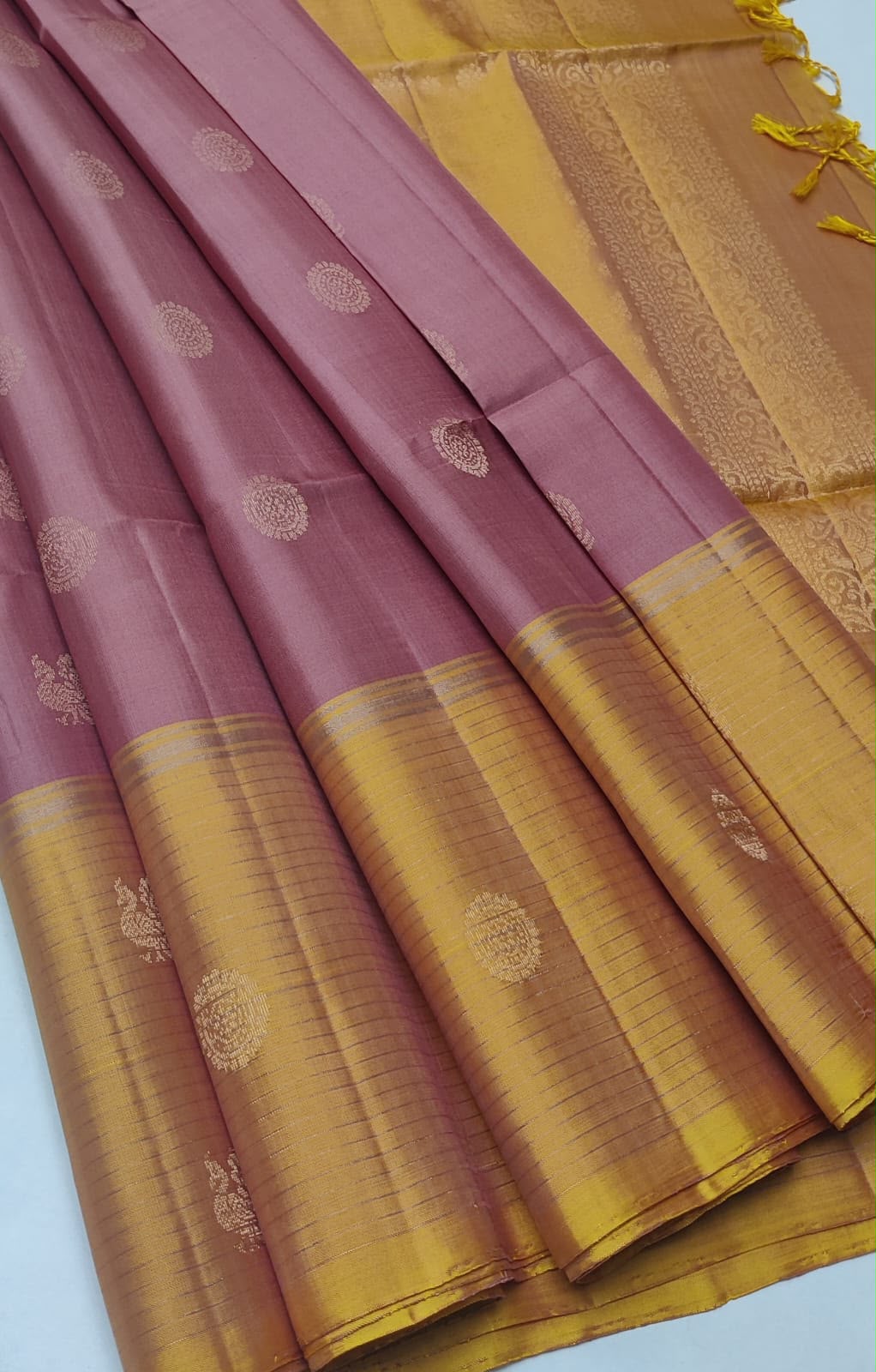 Sirumugai Pure Handloom Kanchi Soft Silk Sarees- with blouse
