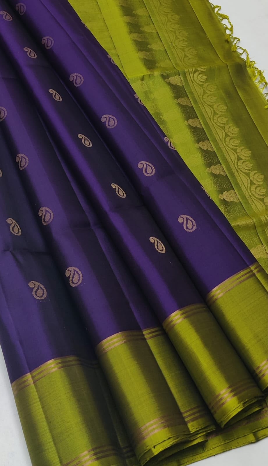 Sirumugai Pure Handloom Kanchi Soft Silk Sarees- with blouse